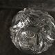 Ball vase in crystal