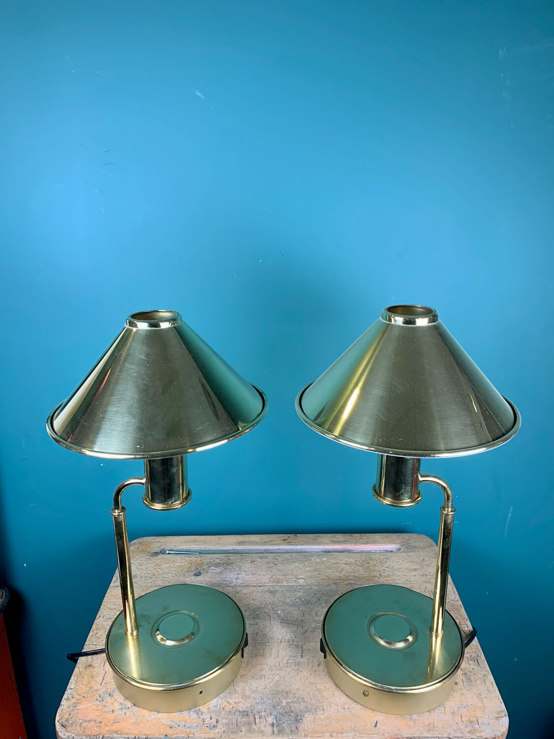 Brass lamp høvik lys jonas hidle denmark 1970 vintage scandinavian design