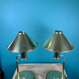 Brass lamp høvik lys jonas hidle denmark 1970 vintage scandinavian design