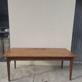 Table de Ferme rustique en merisier massif 19éme - 1m91.5