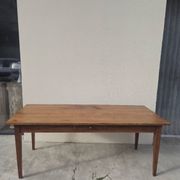 Table de Ferme rustique en merisier massif 19éme - 1m91.5