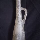 Kevin Stal (Son of Eric Saint Val) - Frosted glass bottle vase, h-48 cm.