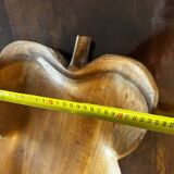 Fruit bowl, handcrafted pocket emptier in solid wood.