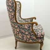 Mid-Century Modern Chippendale Style Walnut Armchair, 1960s