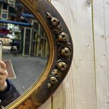 Miroir ovale art déco