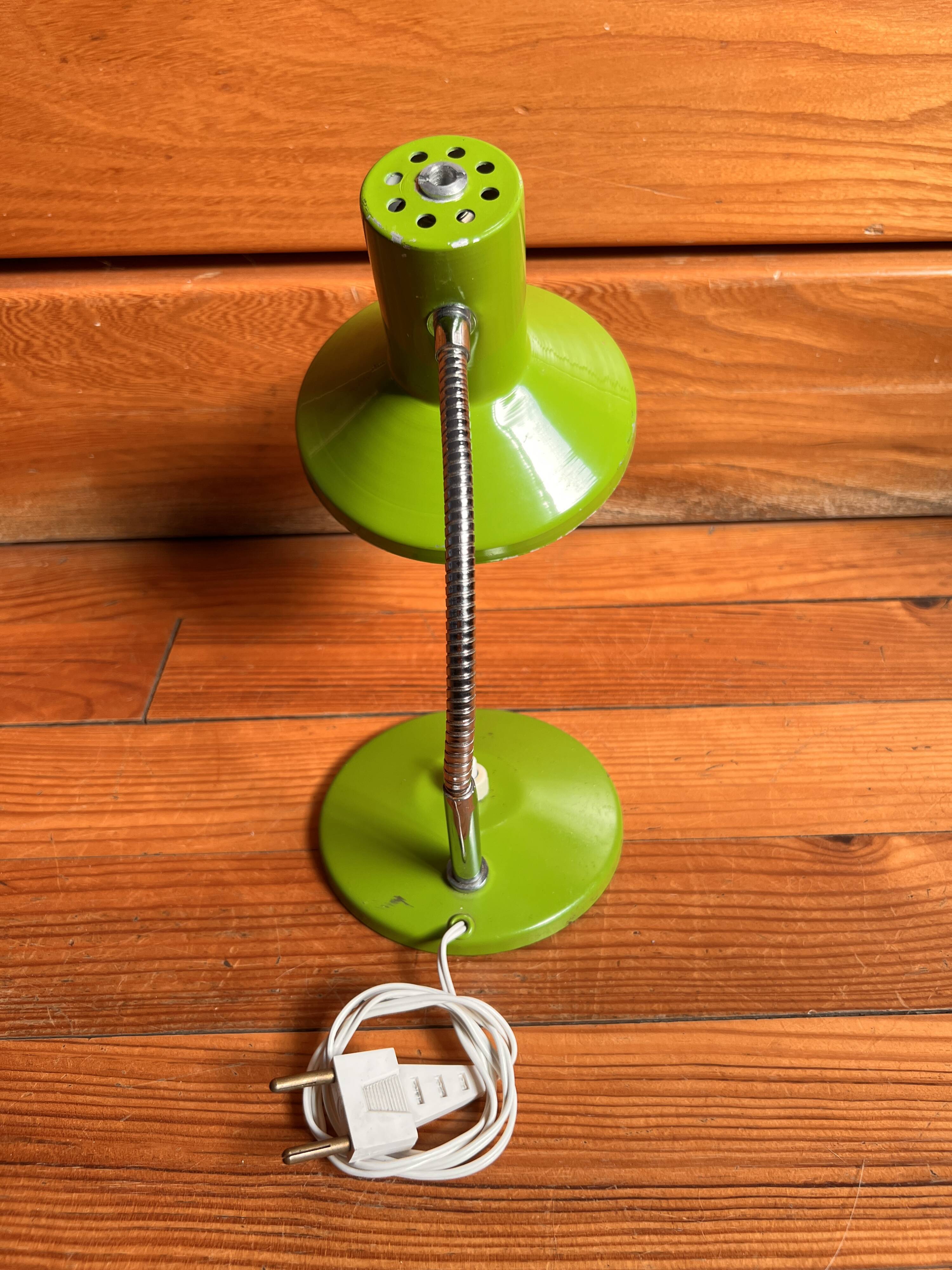 Lampe de bureau verte, 1970