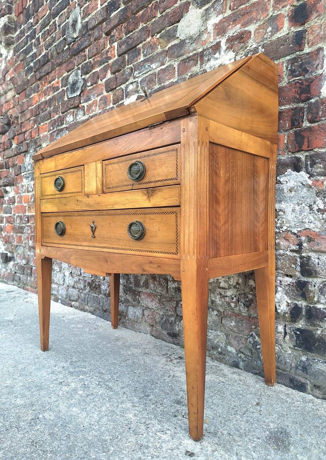 Antique secretary, vintage happiness of the day furniture, desk