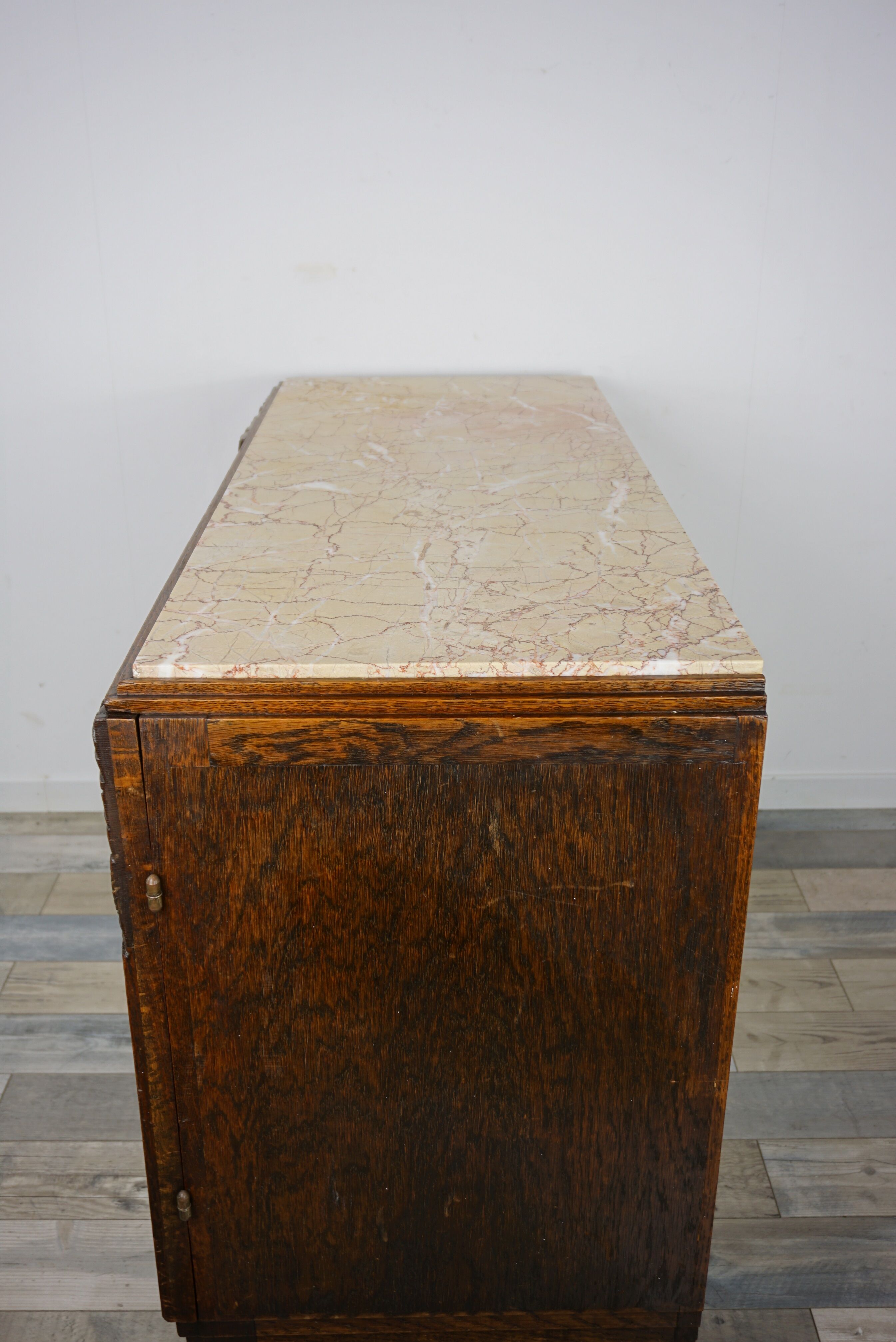 Desk Art Deco shelf marble