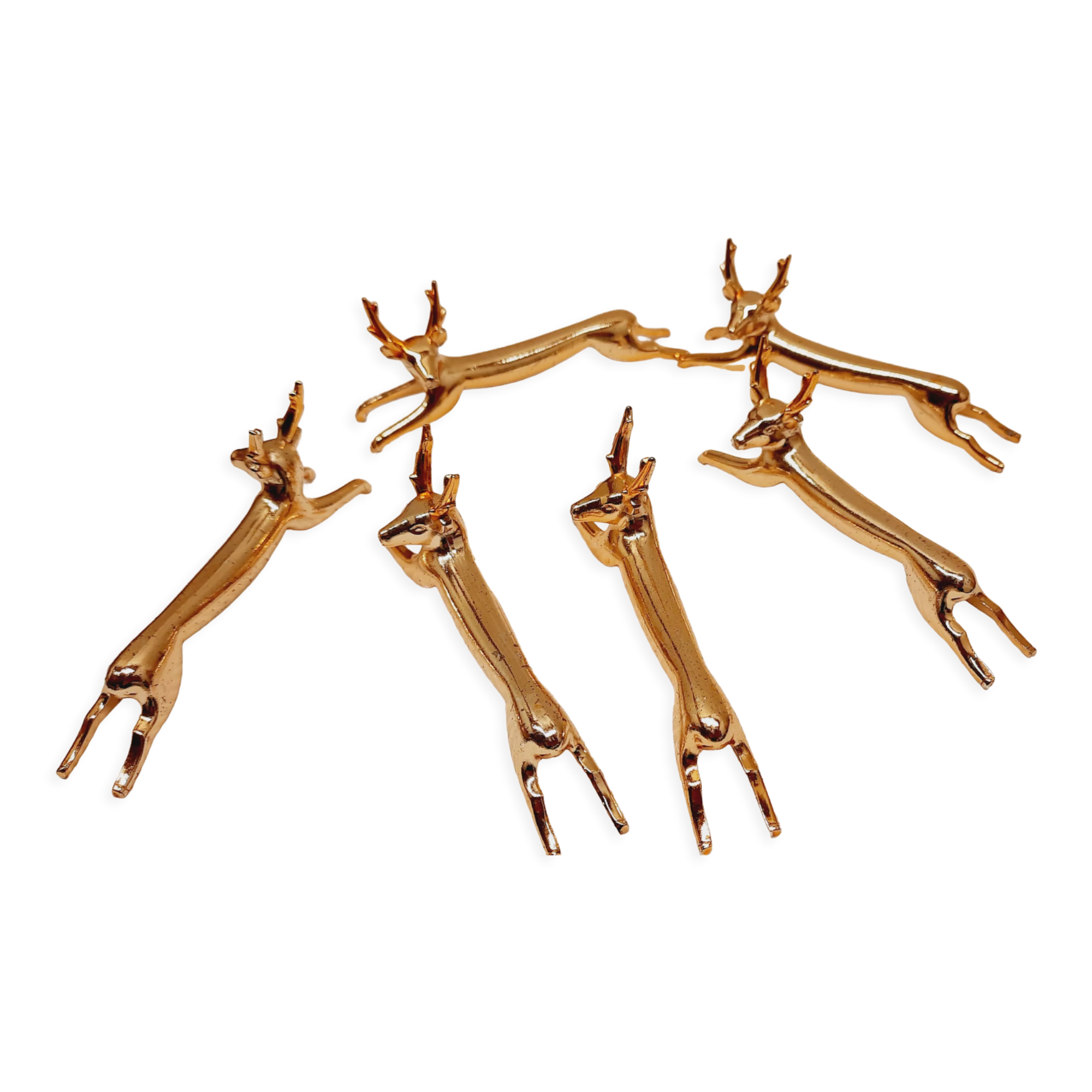 Set 6 deer knife holders