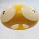 Massive Belgium Bug Eye Space Age UFO Lamp, Yellow Mid-Century Modern Light