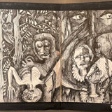 E.Poe XXe book cover study table
