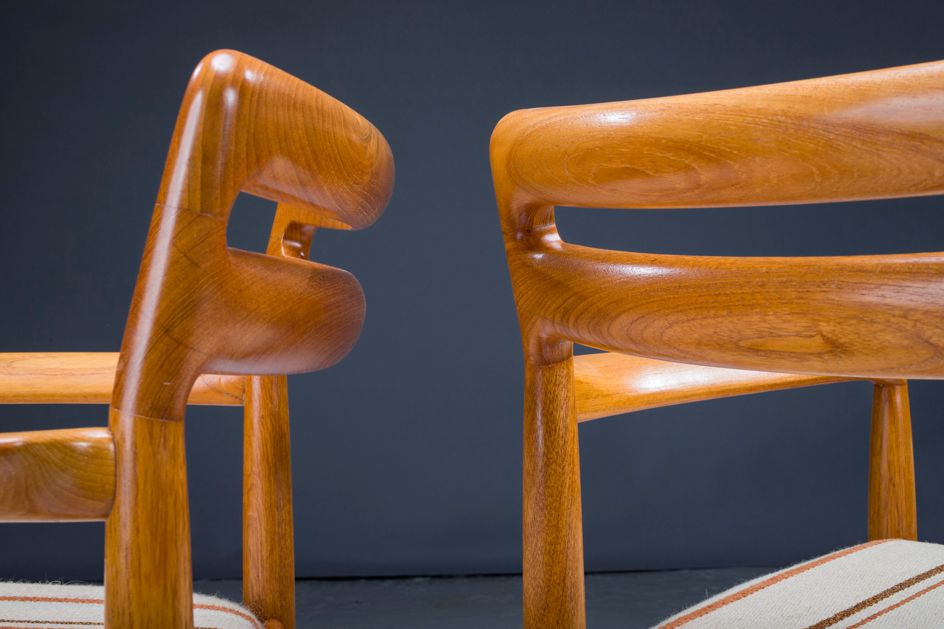 Mid-Century Danish Teak Dining Chairs by HW Klein for Bramin, 1970s, Set of 4