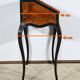 Blackened pearwood and amboyna sloping desk, Napoleon III period, mid-19th century