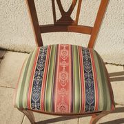 Vintage wooden office chair from the 1970s.