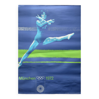 Original poster Olympic Games Munchen 1972, ballet, by Otl Aicher