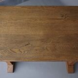 Table d'appoint ou bureau constructiviste vintage en chêne, années 1930