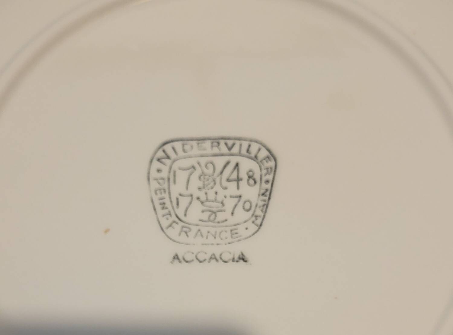 Vintage Niderviller Plates