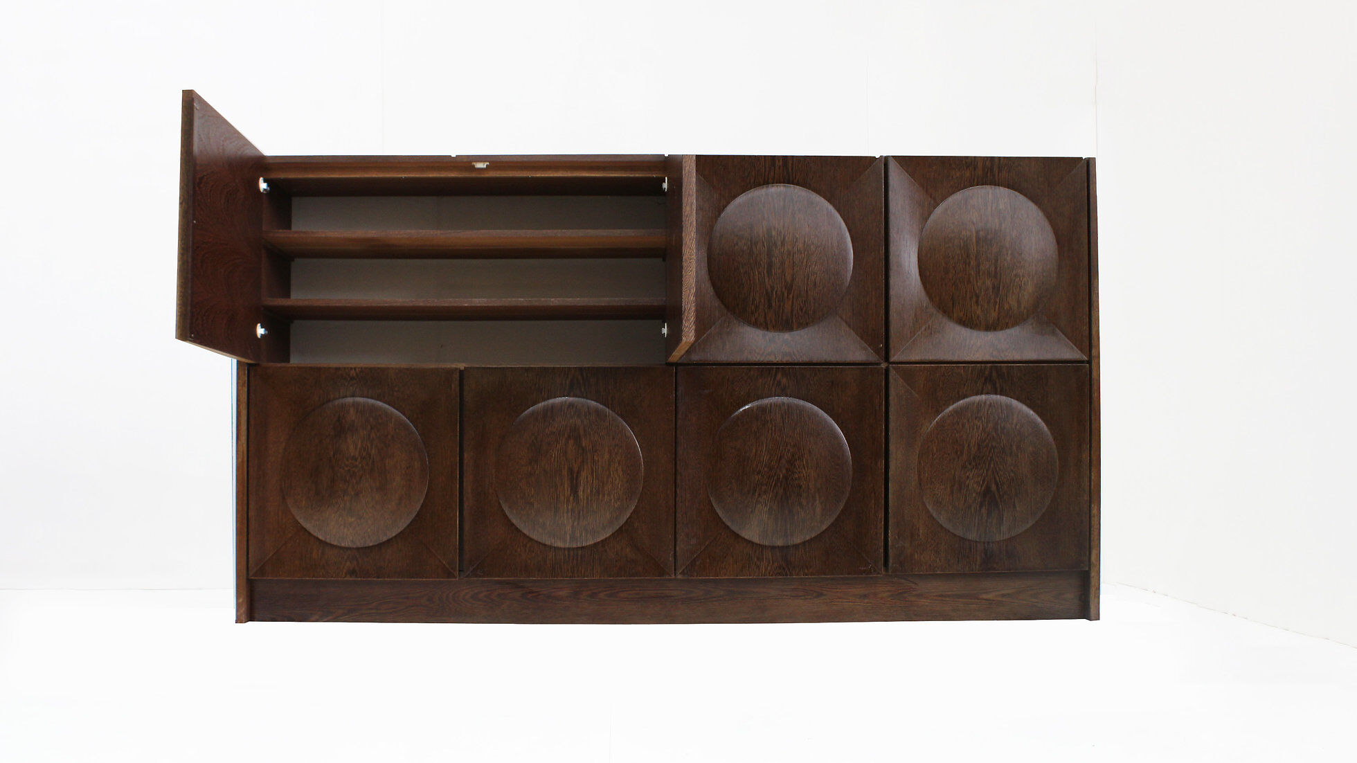 Vintage brutalist sideboard 1970s