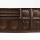Vintage brutalist sideboard 1970s