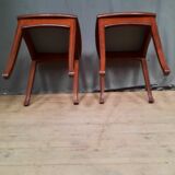 Pair of art nouveau stools
