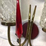 Pair of vintage wall light 50s