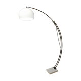 Arc floor lamp with marble foot, 60s