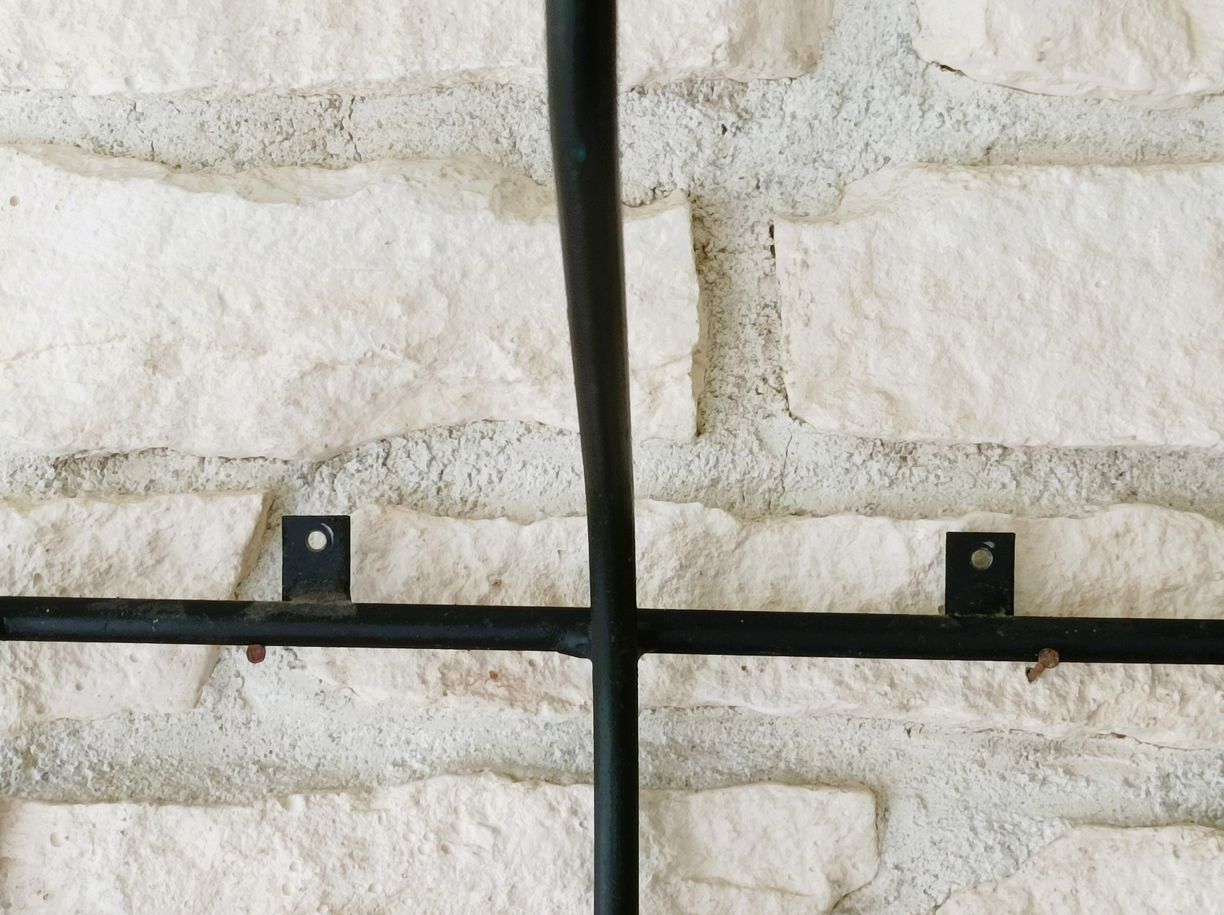 Coat rack/wrought iron hat holder