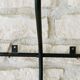 Coat rack/wrought iron hat holder