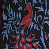 Hand knotted rug, vintage Turkish rug 103x187 cm