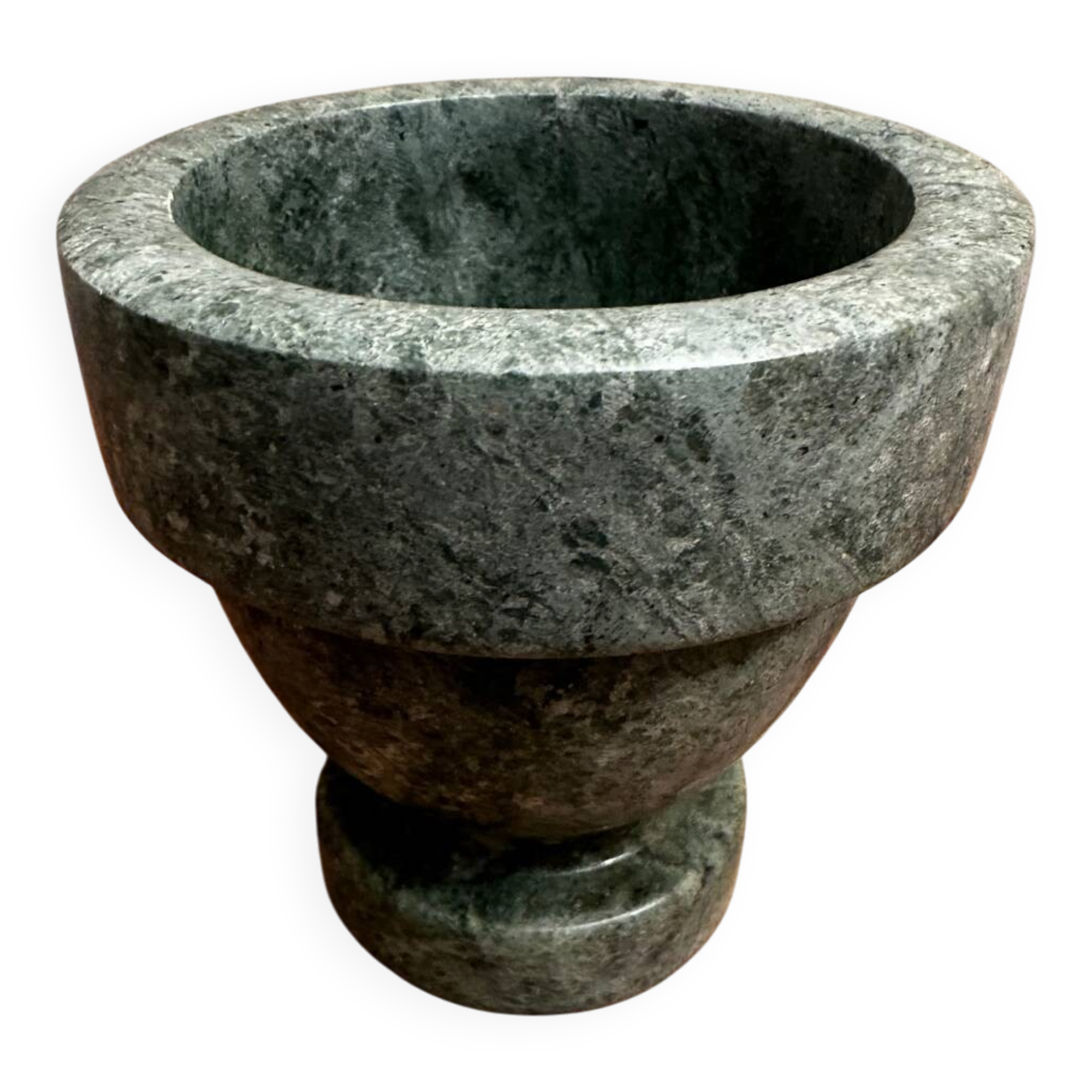 Art Deco period green marble bowl / catchall