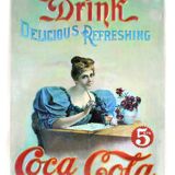 Plaque coca-cola