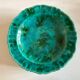 Set of 6 plates in glazed earth with godrons 1960