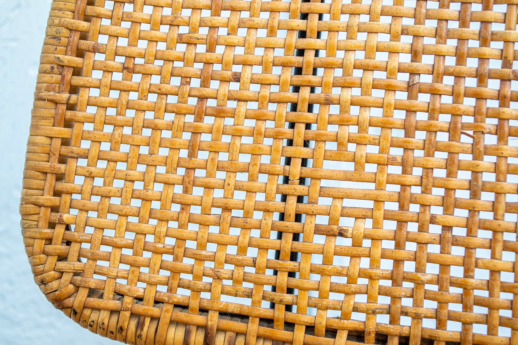 Dining chairs no. 550 in wicker by Dirk Van Sliedregt, Netherlands, 1950s, set of 2