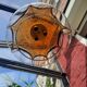 Globe Murano chandelier 70s vintage