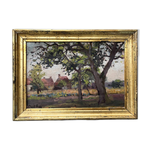 Tableau 1927 ''Le hameau''