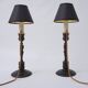 Paire de lampes anciennes Cheshire Cat Lewis Carroll Alice au pays des merveilles années 1920 Royaume-Uni
