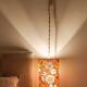 hanging lamp, vintage flower power style