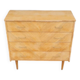 Compass foot chest of drawers 1960