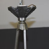 Art Deco period plate chandelier signed Degué