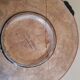 Flat plate by Jérôme Massier, from Vallauris, cracked. Decoration in slight relief.
