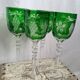Lot de 4 verres cristal.