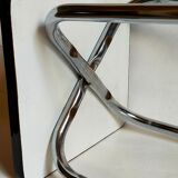 Vintage formica stool with tapered feet