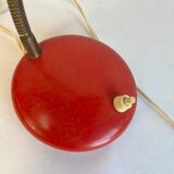 Ensemble de 2 lampes de table / veilleuses rouges vintage
