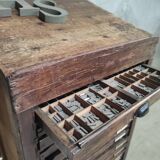 Meuble typographique vintage | Commode typographique authentique