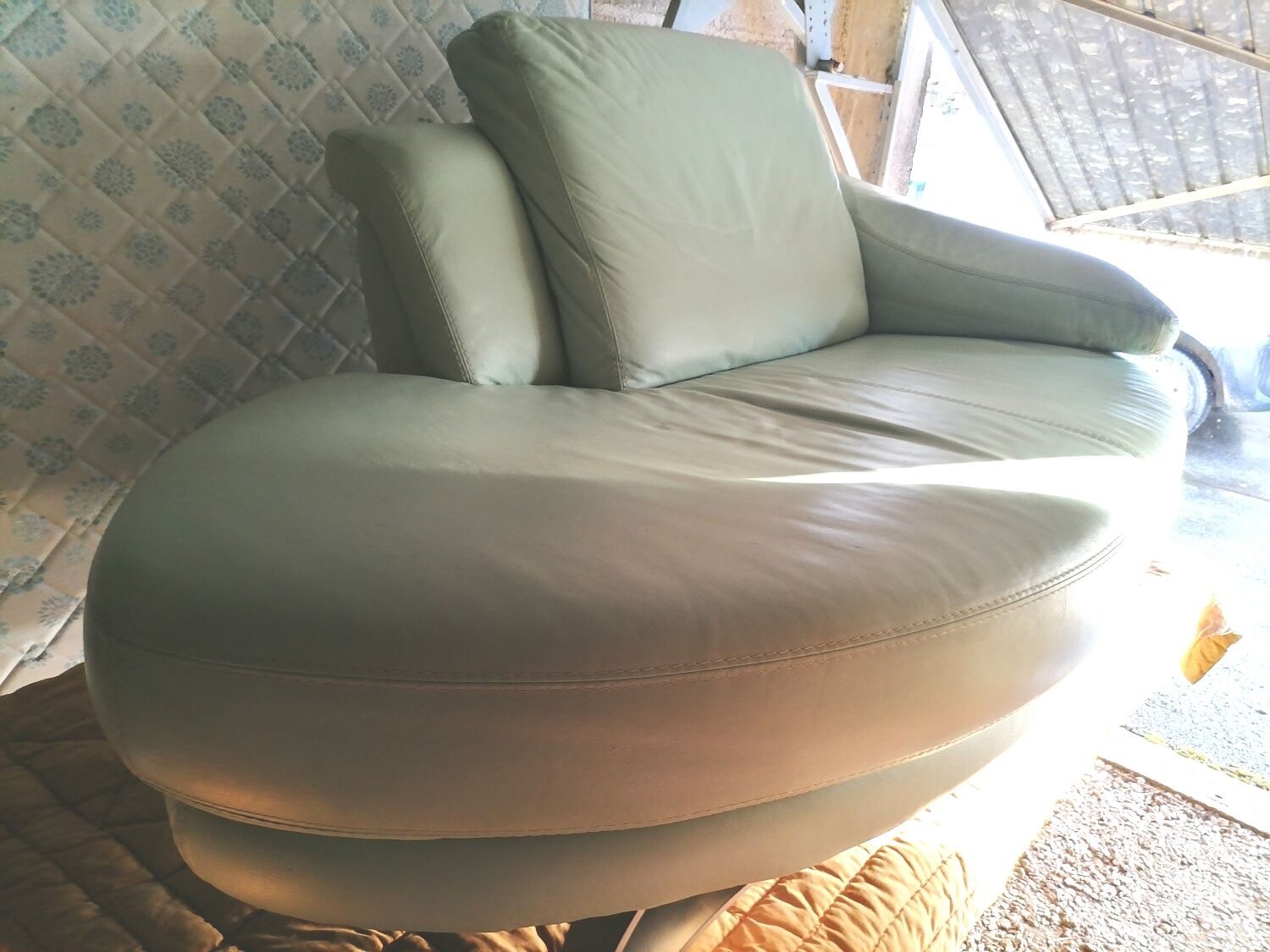 Sofa leather vintage, 70s