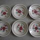 6 Céranord St Amand vintage soup plates 50s