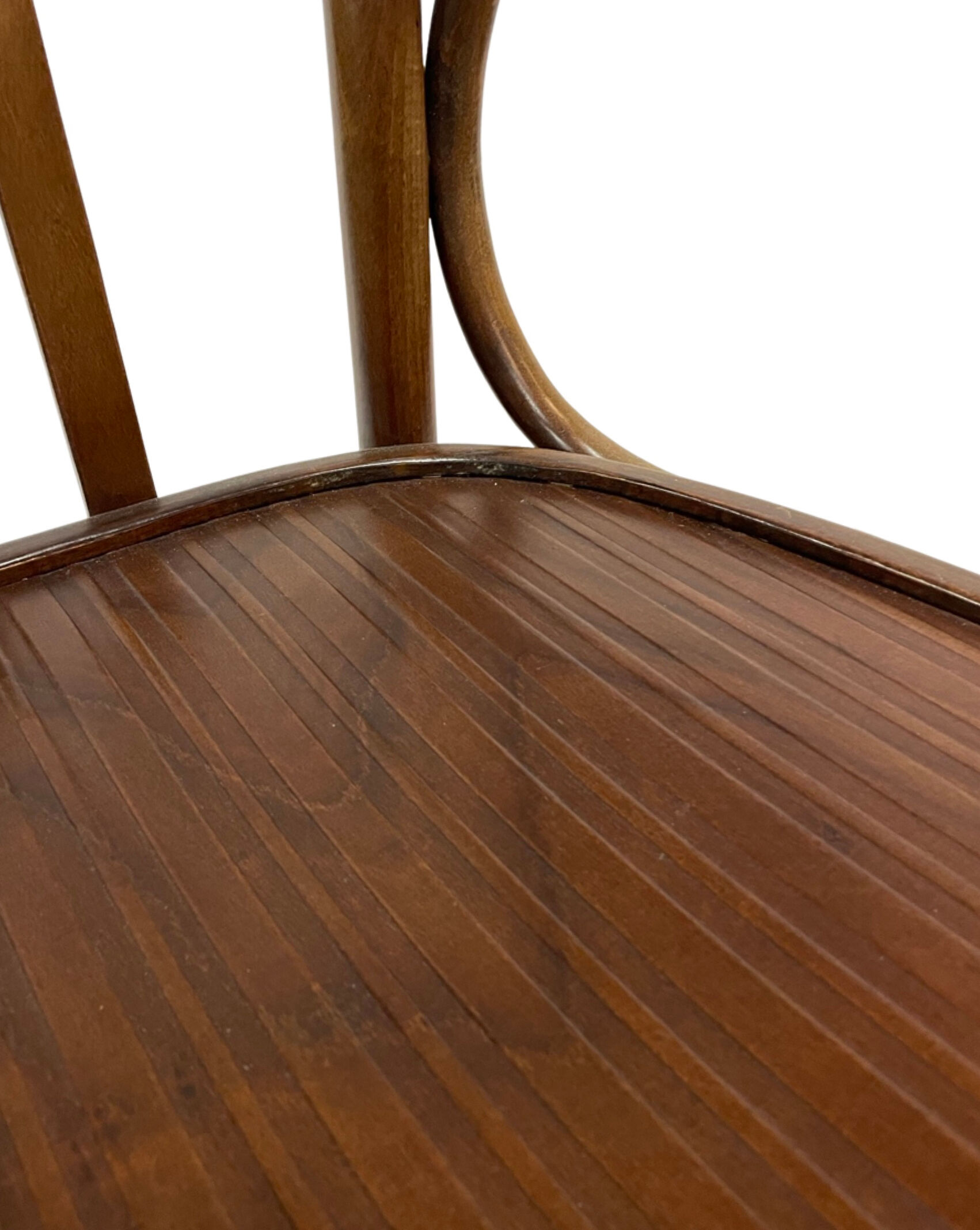 Vintage sofa in beech, 60s design wooden bench