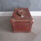 Old cardboard and metal suitcase