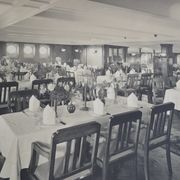 Photo argentique salle de paquebot vers 1930
