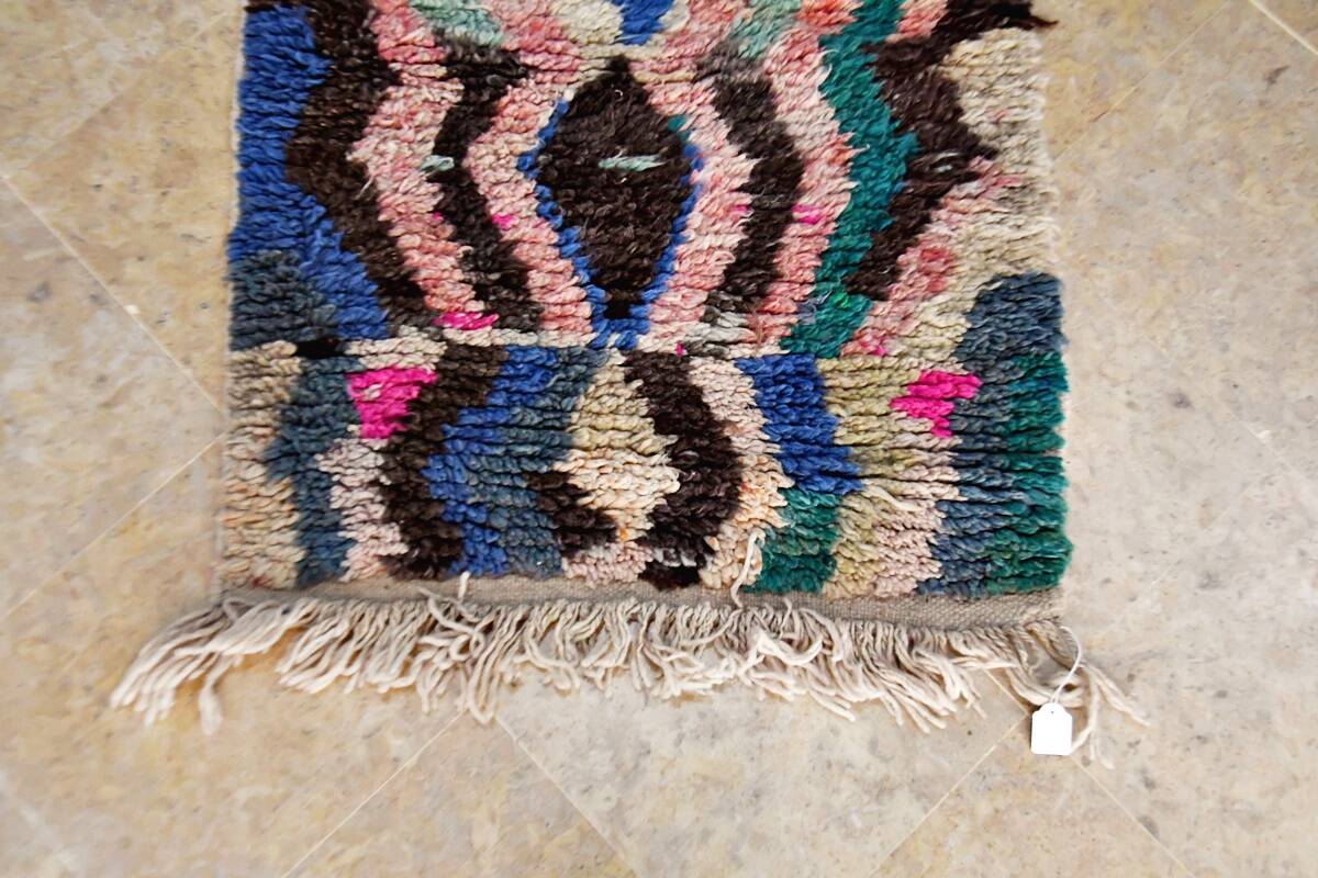 Moroccan Berber carpet hallway Boujaad 330 x 70 cm new